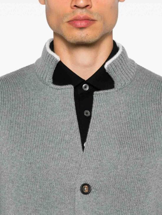 25FW 일레븐티 가디건 J71MAGJ03MAG0J02413N02 Grey - ELEVENTY