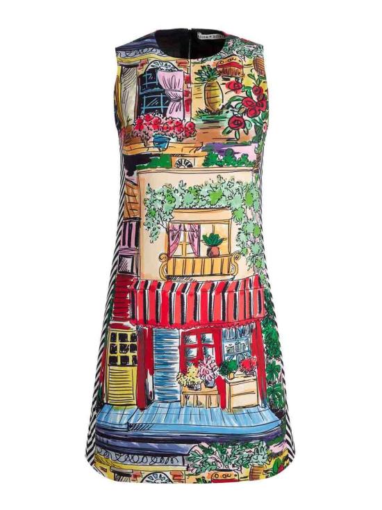 26SS 앨리스 앤 올리비아 미디 원피스 CC411P27517B706 Multicolour