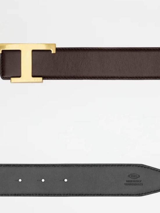 26FW 토즈 가죽 벨트 XCMCQR55100CPE0ZIH Brown - TODS