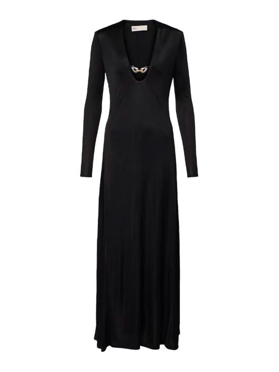  토리버치 미디 스커트 163358001 Black