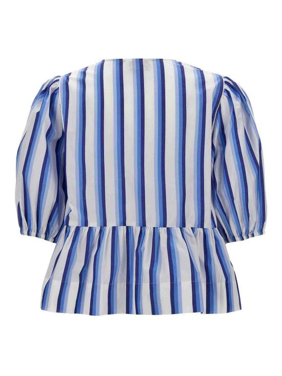 24FW 가니 블라우스 F9184695 Light Blue - GANNI