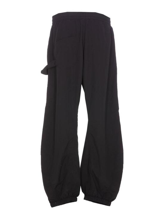  JW앤더슨 트위스트 앵커 로고 자수 조거팬츠 TR0282PG1345999 Black - JW ANDERSON