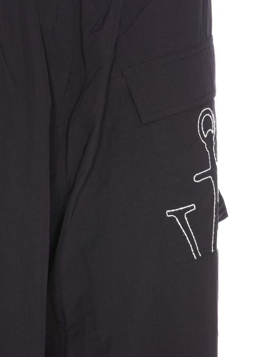  JW앤더슨 트위스트 앵커 로고 자수 조거팬츠 TR0282PG1345999 Black - JW ANDERSON
