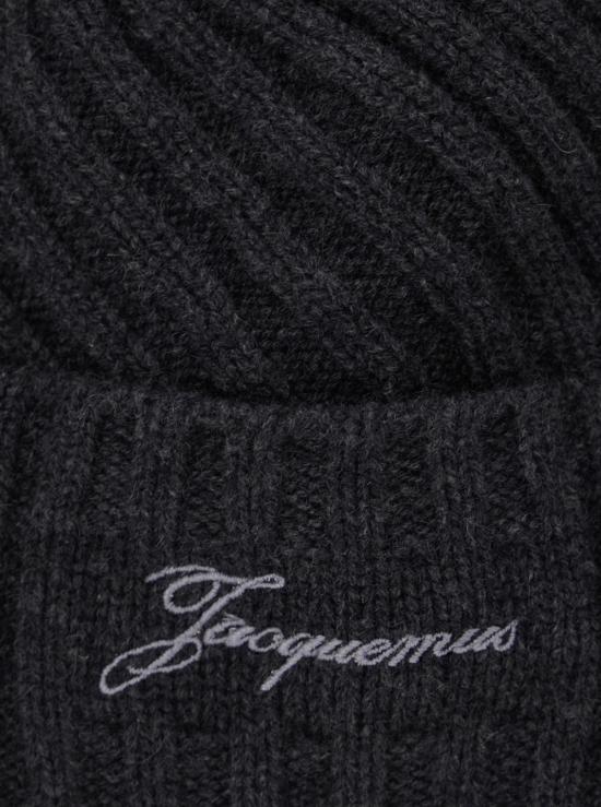 25FW 자크뮈스 비니 ACU00767AK00287970 Grey - JACQUEMUS