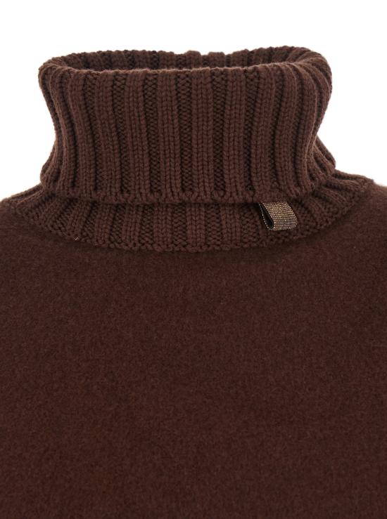 25FW 파비아나 필리피 케이프 SAD215A802L8421269 Brown - FABIANA FILIPPI