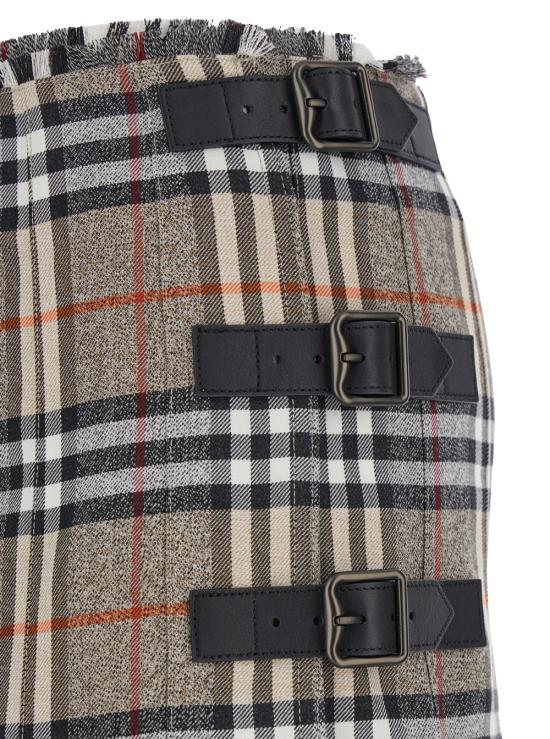 25FW 버버리 스커트 8110428C3142 Beige - BURBERRY