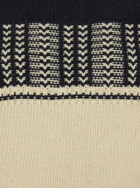 25FW 로우클래식 자켓 LW254KN12BK0015 White black - LOW CLASSIC