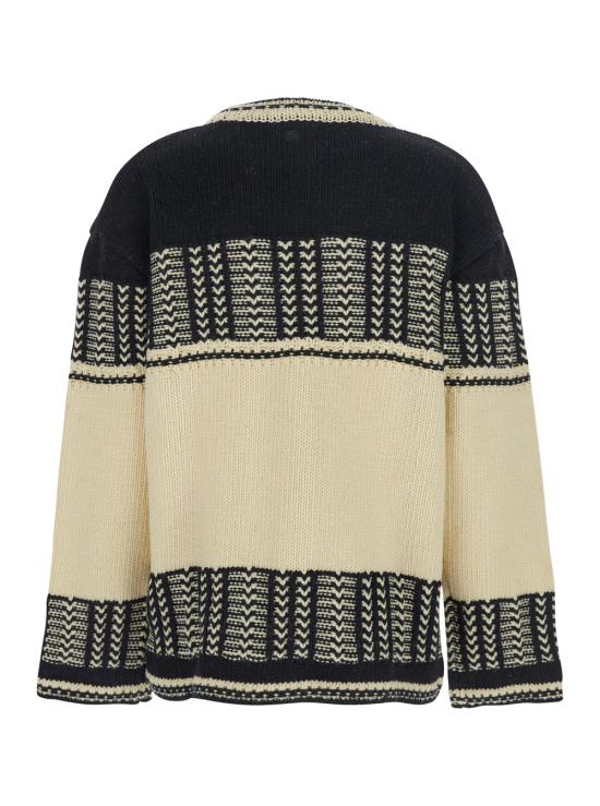 25FW 로우클래식 긴팔 티셔츠 LW254KN12BK0015 White black - LOW CLASSIC