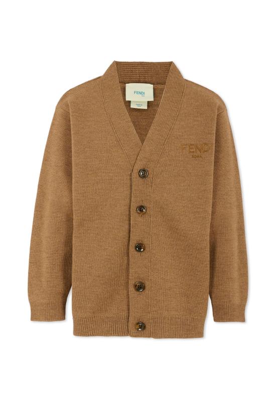 26SS [키즈] 펜디 가디건 JUG191 AUKU F0QU5 BEIGE