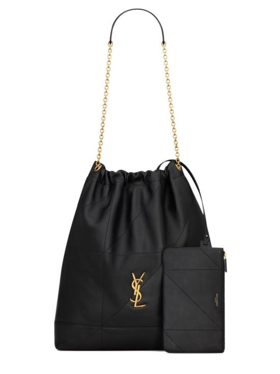  생로랑 제이미 라지 포숑 램스킨 828350 AAB321000 Black - SAINT LAURENT