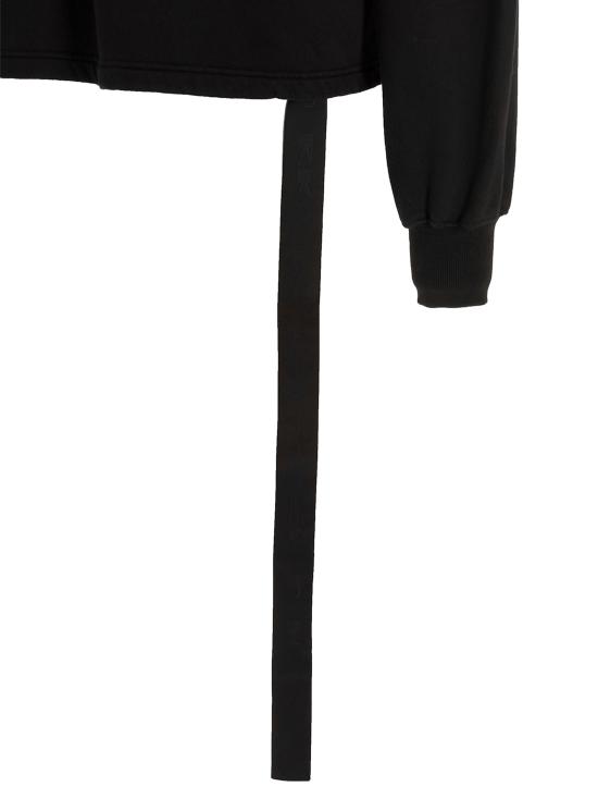 25FW 다크쉐도우 오버사이즈 드로우 스트링 후드티 DU02E7262FSLP09 Black - DRKSHDW