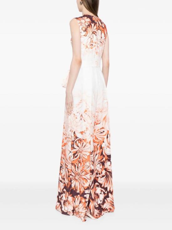  사이드 코베이시 점프수트 크레이프 프린트 - SAIID KOBEISY