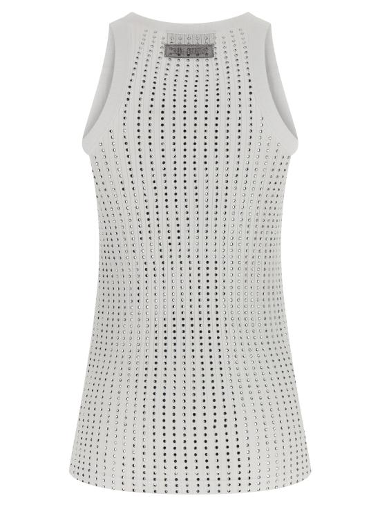 25FW 디 아티코 민소매 티셔츠 251WCN00004001 White - THE ATTICO