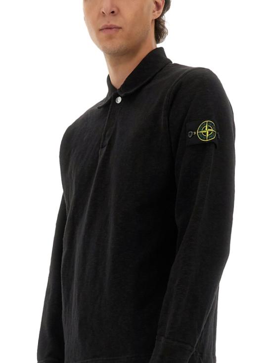 25FW 스톤 아일랜드 폴로 티셔츠 6100054 S0238V0029 Black - STONE ISLAND
