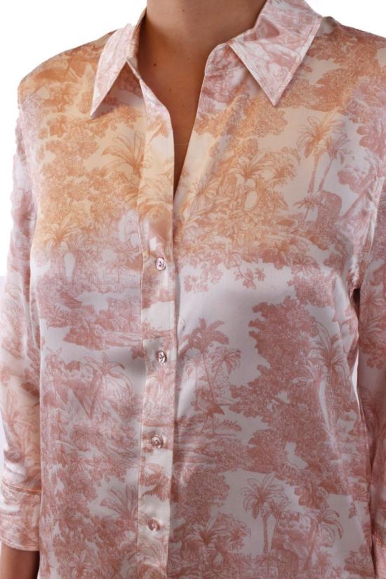  라장스 블라우스 40126TDRSGTP Pink - L'AGENCE