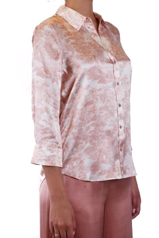  라장스 블라우스 40126TDRSGTP Pink - L'AGENCE