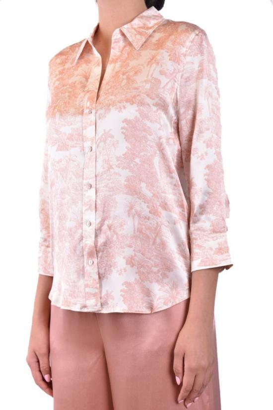  라장스 블라우스 40126TDRSGTP Pink - L'AGENCE