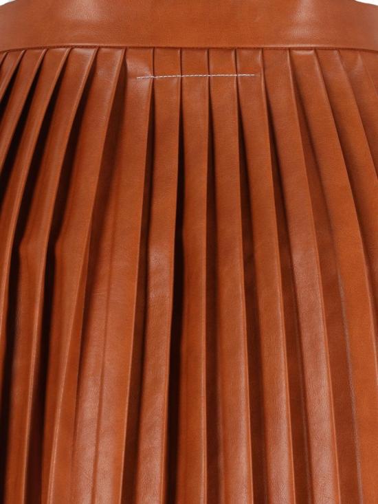 25FW MM6 메종마르지엘라 롱 스커트 S52MA0199 M35465188 Brown - MM6 MAISON MARGIELA