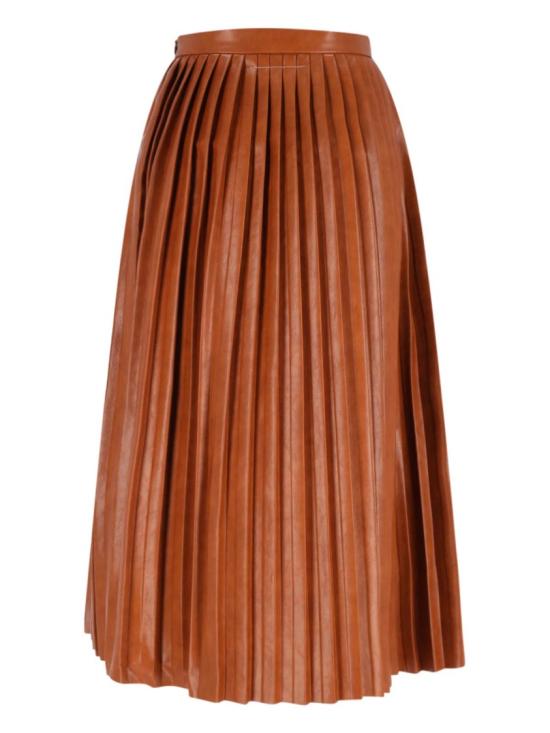 25FW MM6 메종마르지엘라 롱 스커트 S52MA0199 M35465188 Brown - MM6 MAISON MARGIELA
