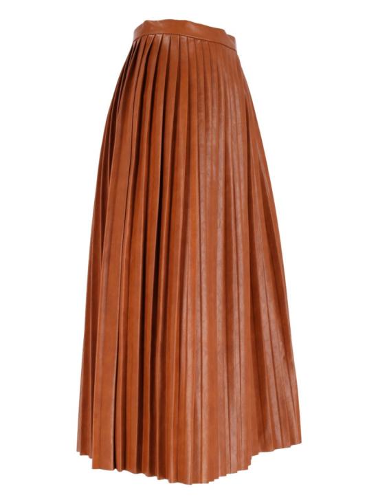 25FW MM6 메종마르지엘라 롱 스커트 S52MA0199 M35465188 Brown - MM6 MAISON MARGIELA