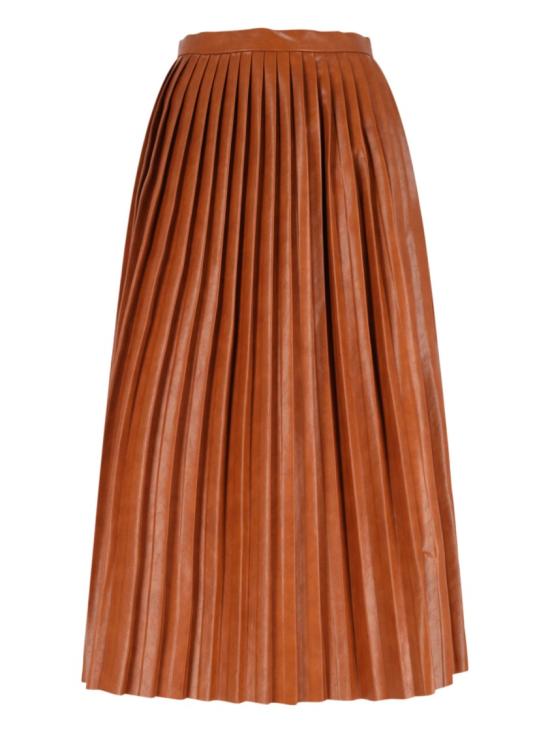 25FW MM6 메종마르지엘라 롱 스커트 S52MA0199 M35465188 Brown