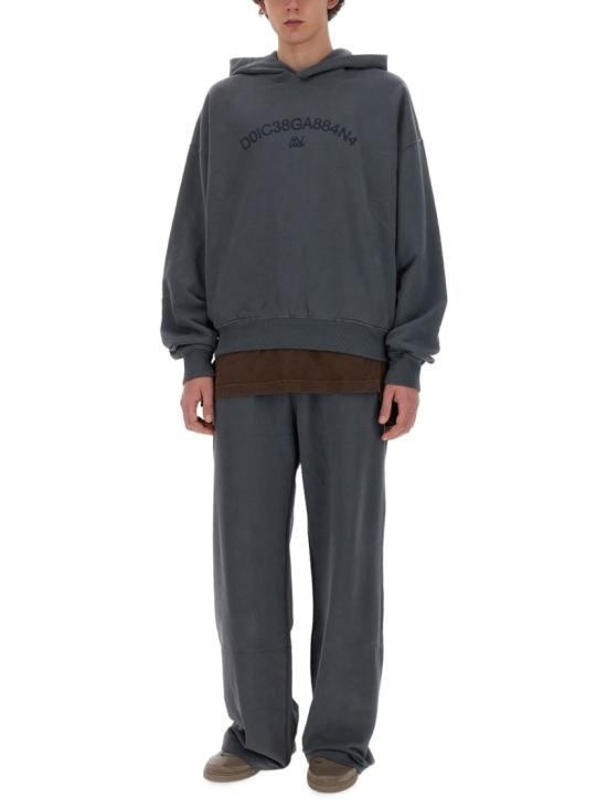  돌체앤가바나 후드 티셔츠 G9AYQT G7M8EN9299 Grey - DOLCE & GABBANA
