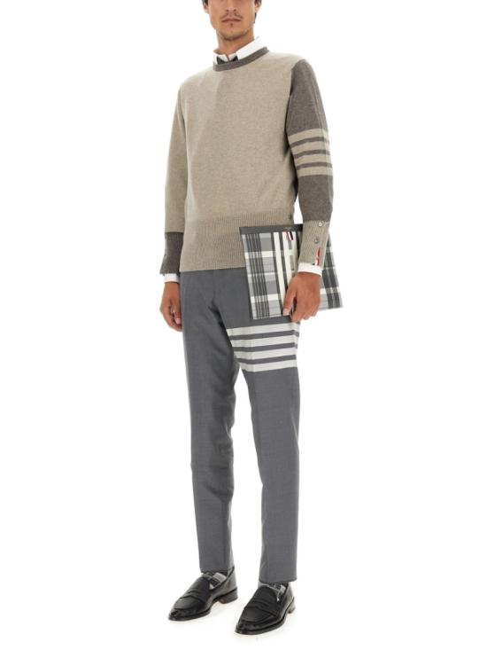  톰브라운 긴팔 티셔츠 MKA001F 00011265 Neutrals - THOM BROWNE