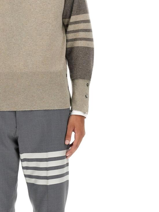  톰브라운 긴팔 티셔츠 MKA001F 00011265 Neutrals - THOM BROWNE