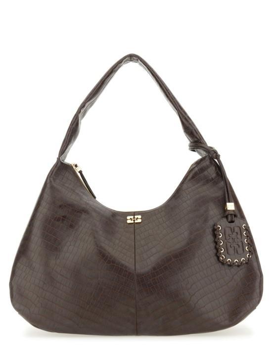 25FW 가니 부 크로코 백 A6801 890 Brown