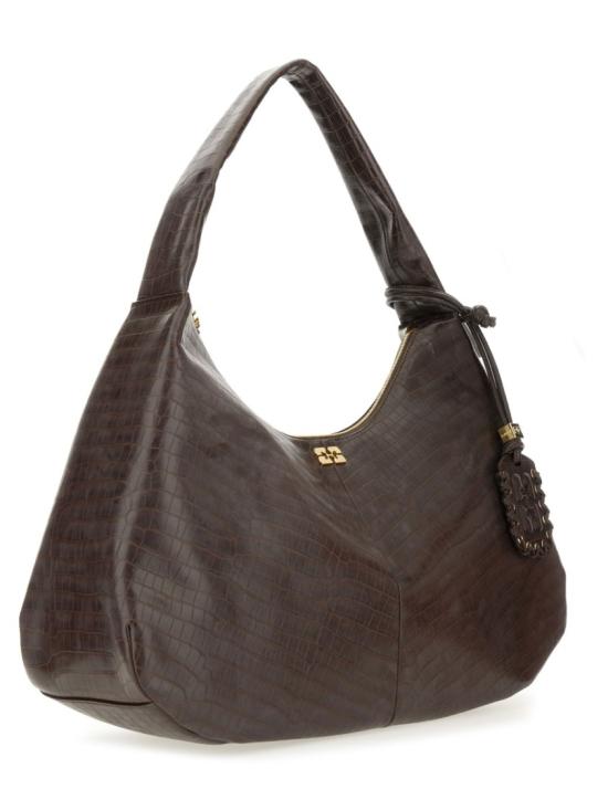 25FW 가니 부 크로코 백 A6801 890 Brown - GANNI