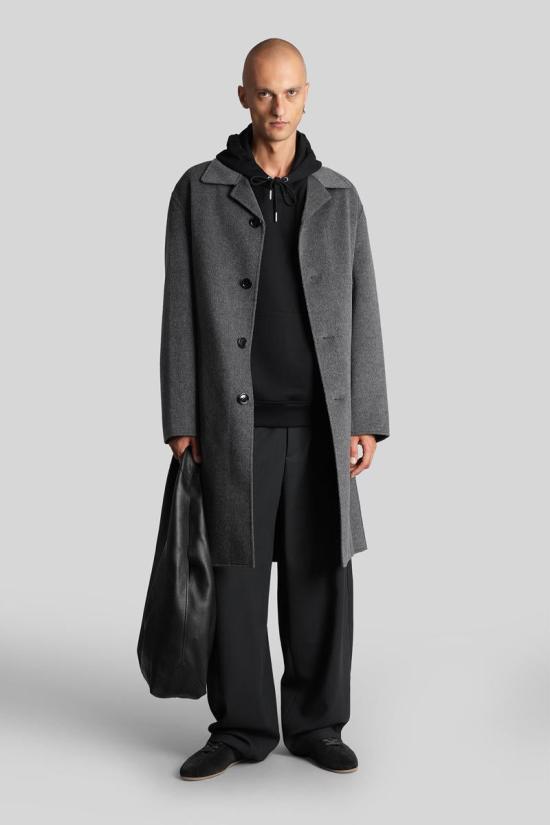 25FW 아미 스웨터 406122 BFUSW235 730 Black - AMI