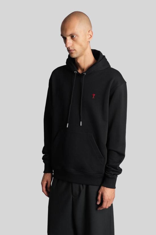 25FW 아미 스웨터 406122 BFUSW235 730 Black - AMI