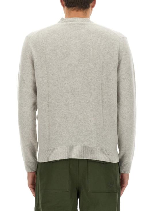  메종키츠네 베이비 폭스 패치 레귤러 점퍼 LM00813KT1006 LIGHTGREY - MAISON KITSUNE