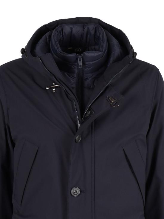 25FW 페이 패딩 NAM13510220XLM U809 241022 BLUE - FAY