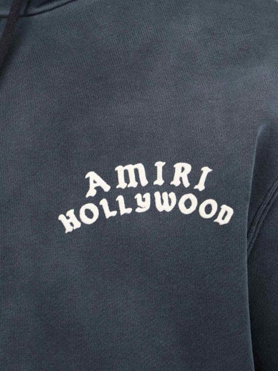 25FW 아미리 후드 티셔츠 AMJYHD1132BLACK Black - AMIRI