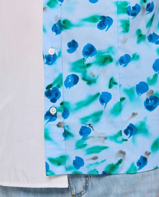  마르니 반팔 셔츠 CUMU0288QYUTC325REB21 Blue - MARNI