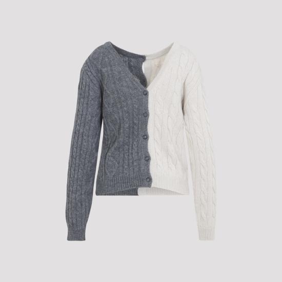 25FW 모스키노 가디건 252EA0912 5504 1506 GREY - MOSCHINO