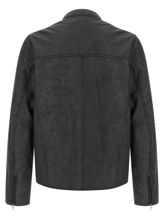 25FW 디젤 가죽 자켓 A193500AJFV93R GRAY - DIESEL