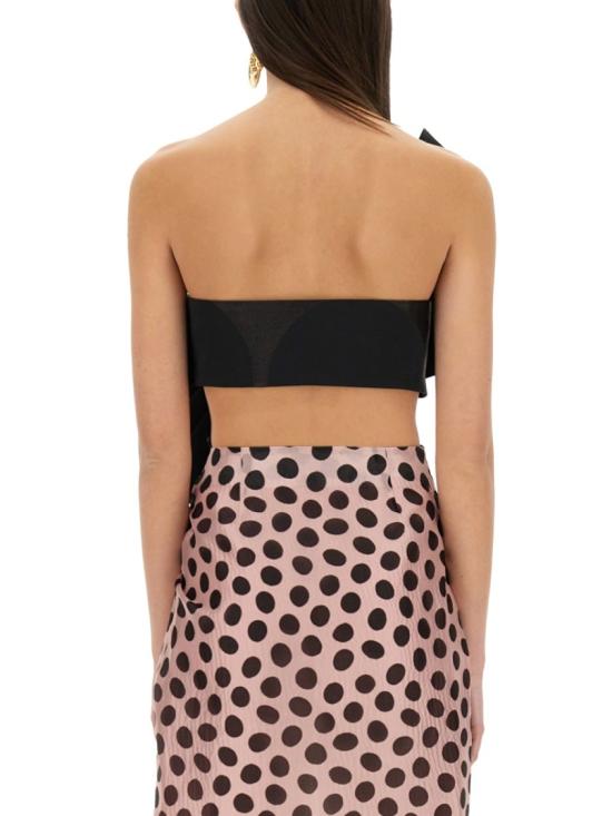 25SS 니나리찌 민소매 티셔츠 25PCTO022PL0471 U9000 Black - NINA RICCI