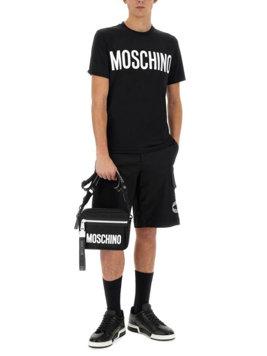  모스키노 숏팬츠 03512021 1555 Black - MOSCHINO