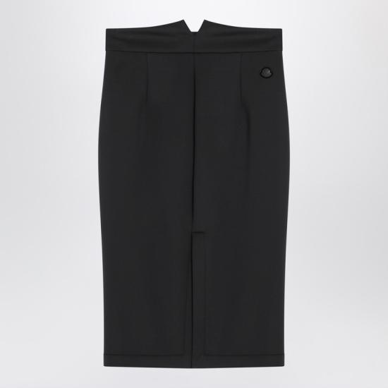 25FW 몽클레어 X 에드워드 에닌풀 미디 스커트 8H0000189A8K Black - MONCLER X EDWARD ENNINFUL