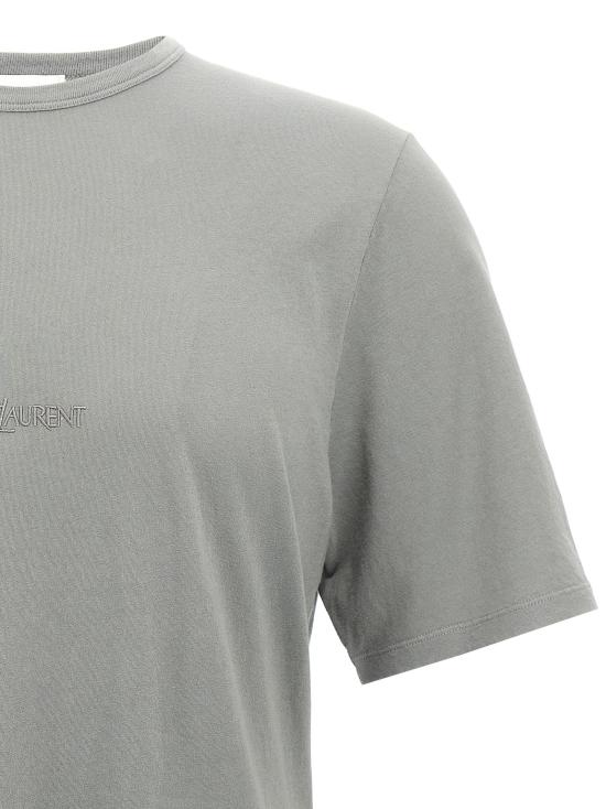 26SS 생로랑 반팔 티셔츠 818535YBHD21467 Gray - SAINT LAURENT