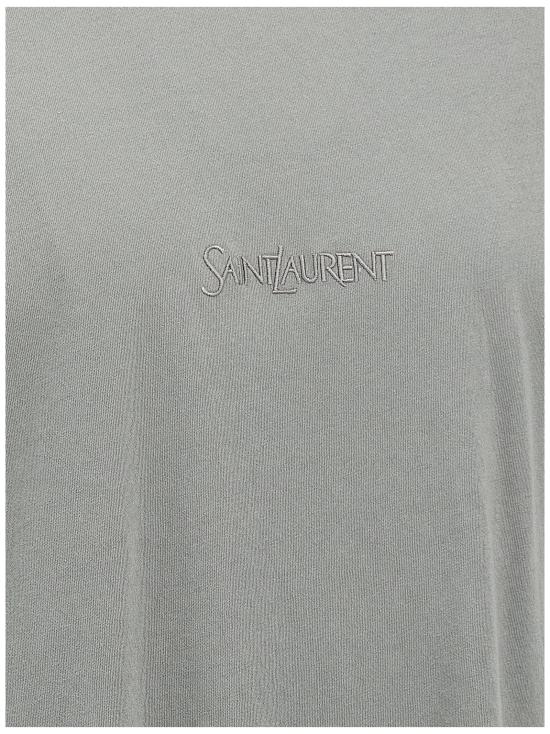 26SS 생로랑 반팔 티셔츠 818535YBHD21467 Gray - SAINT LAURENT