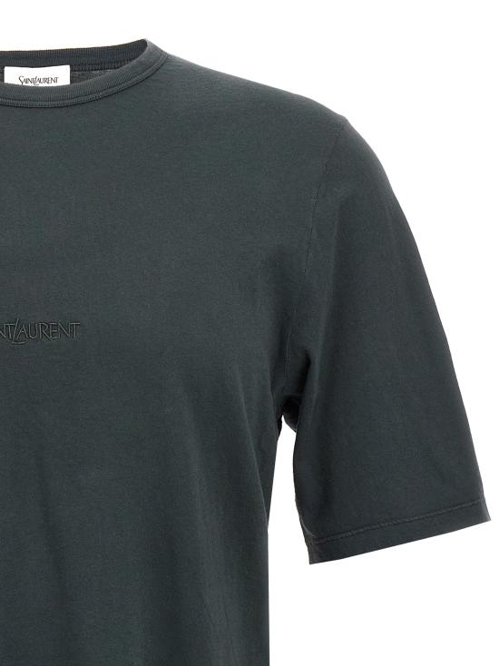 26SS 생로랑 반팔 티셔츠 818535YBHD21025 Black - SAINT LAURENT