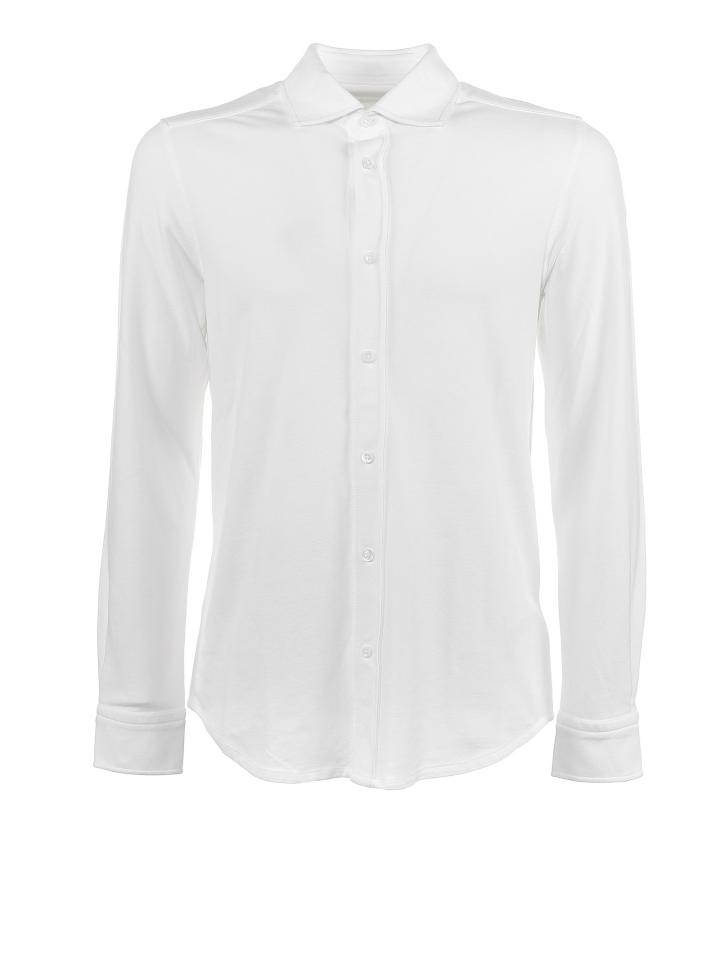  치르콜로1901 긴팔 긴팔 셔츠 CN3426 PIQUET COTONEOTTSO