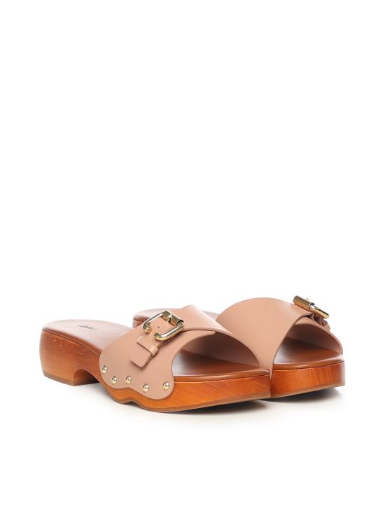 25SS 끌로에 뮬/슬리퍼 CHC25A12JLS 6E4 Blush pink - CHLOE