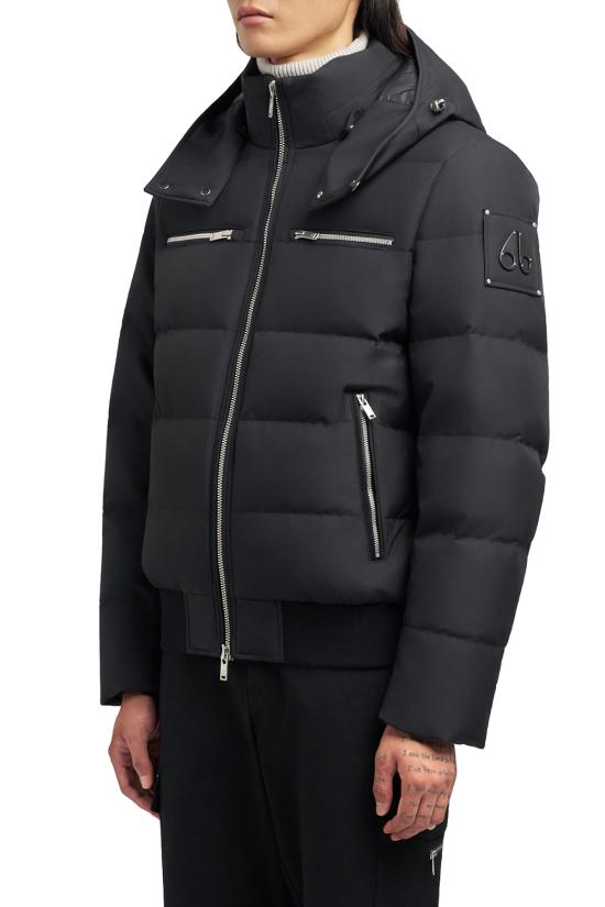 25FW 무스너클 클라우드 패딩 봄버 자켓  M35MB005N 292 Black - MOOSE KNUCKLES