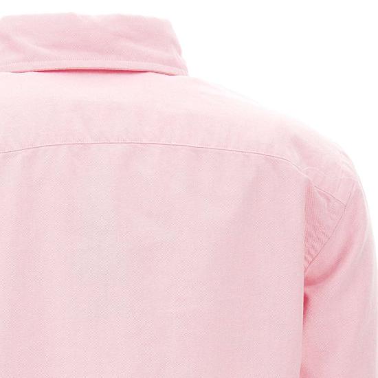 24FW 폴로 랄프로렌 슬림 핏 스트라이프 옥스포드 셔츠 211891377 002 Pink - POLO RALPH LAUREN
