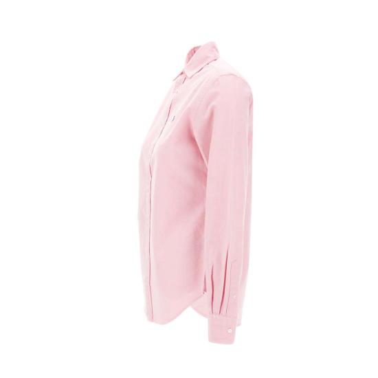 24FW 폴로 랄프로렌 슬림 핏 스트라이프 옥스포드 셔츠 211891377 002 Pink - POLO RALPH LAUREN