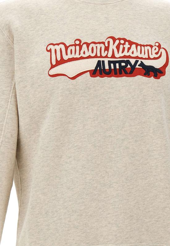 25FW 오트리 긴팔 티셔츠 SWPXMK 1M Grey - AUTRY